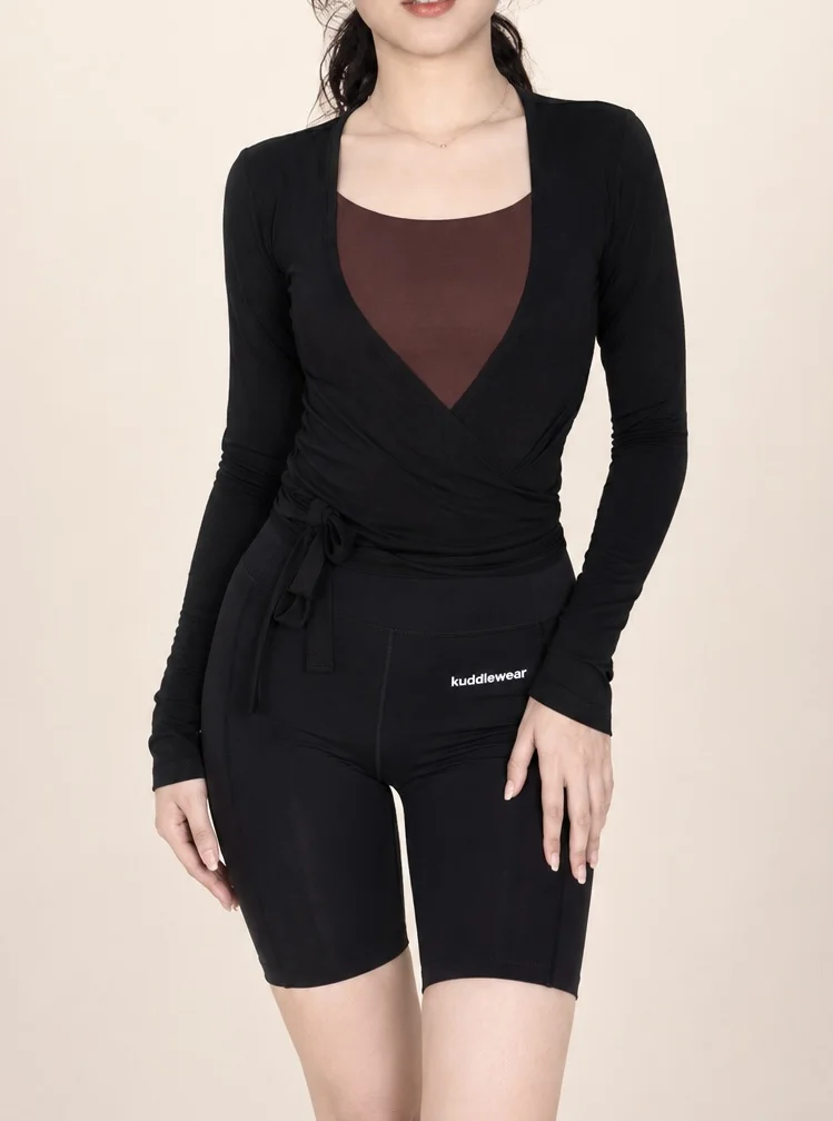 BALLET WRAP TOP