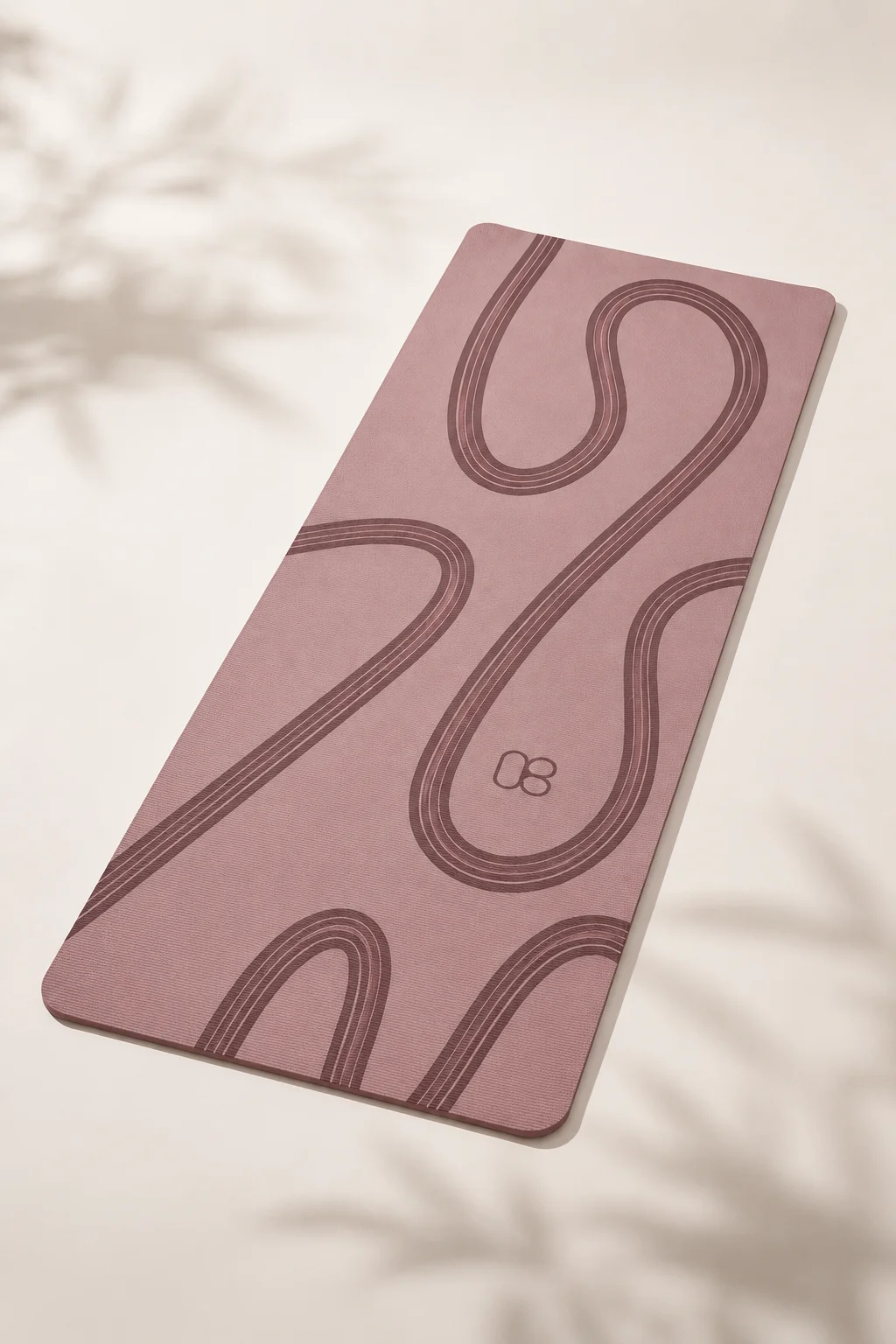 Nordic Yoga Mat in Pink