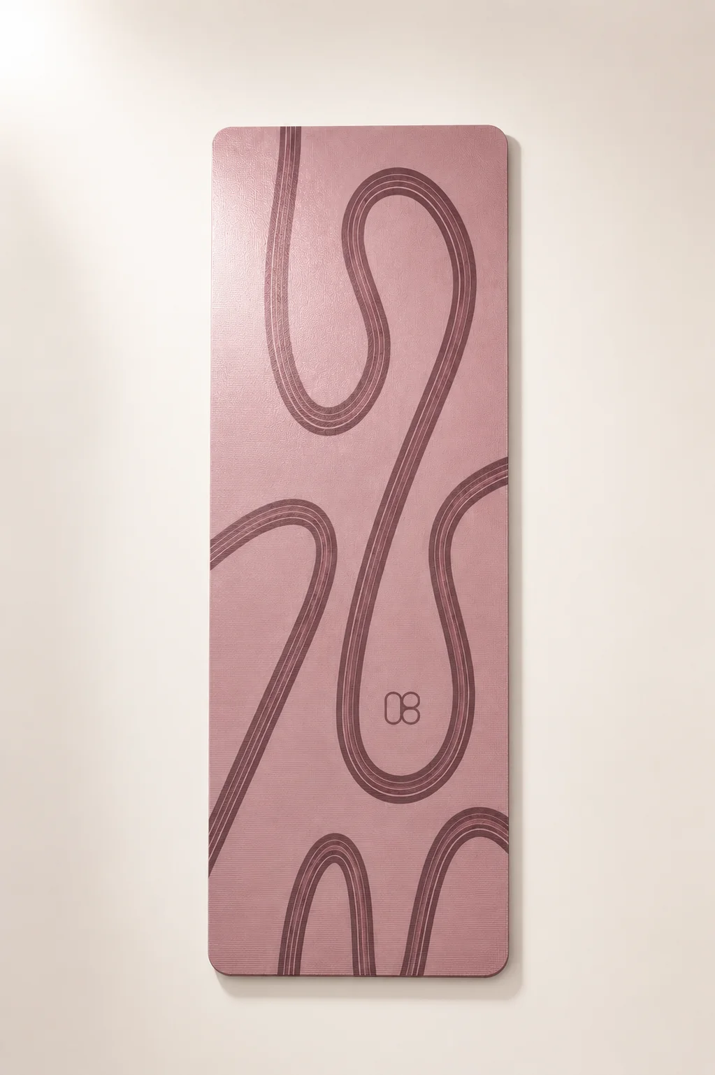 Nordic Yoga Mat in Pink